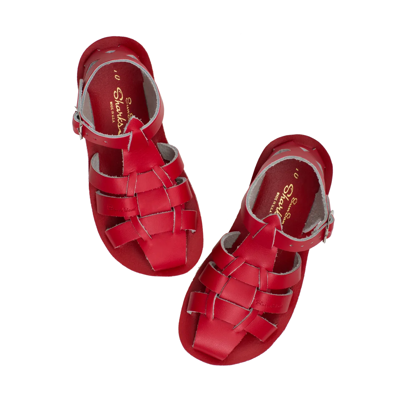 (4404) Salt-Water Sandal Shark - RED