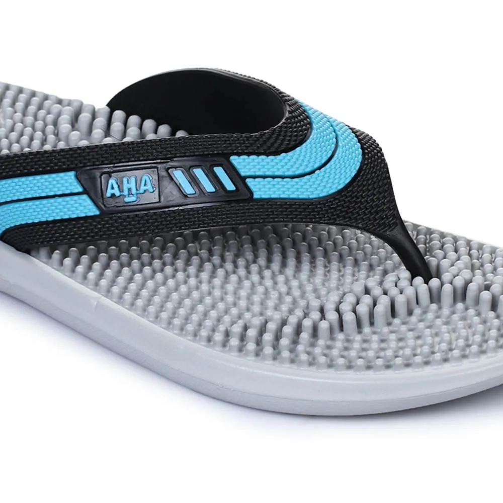 A-HA Casual Grey Flip Flop For Men ACCUPLUS-1 By Liberty