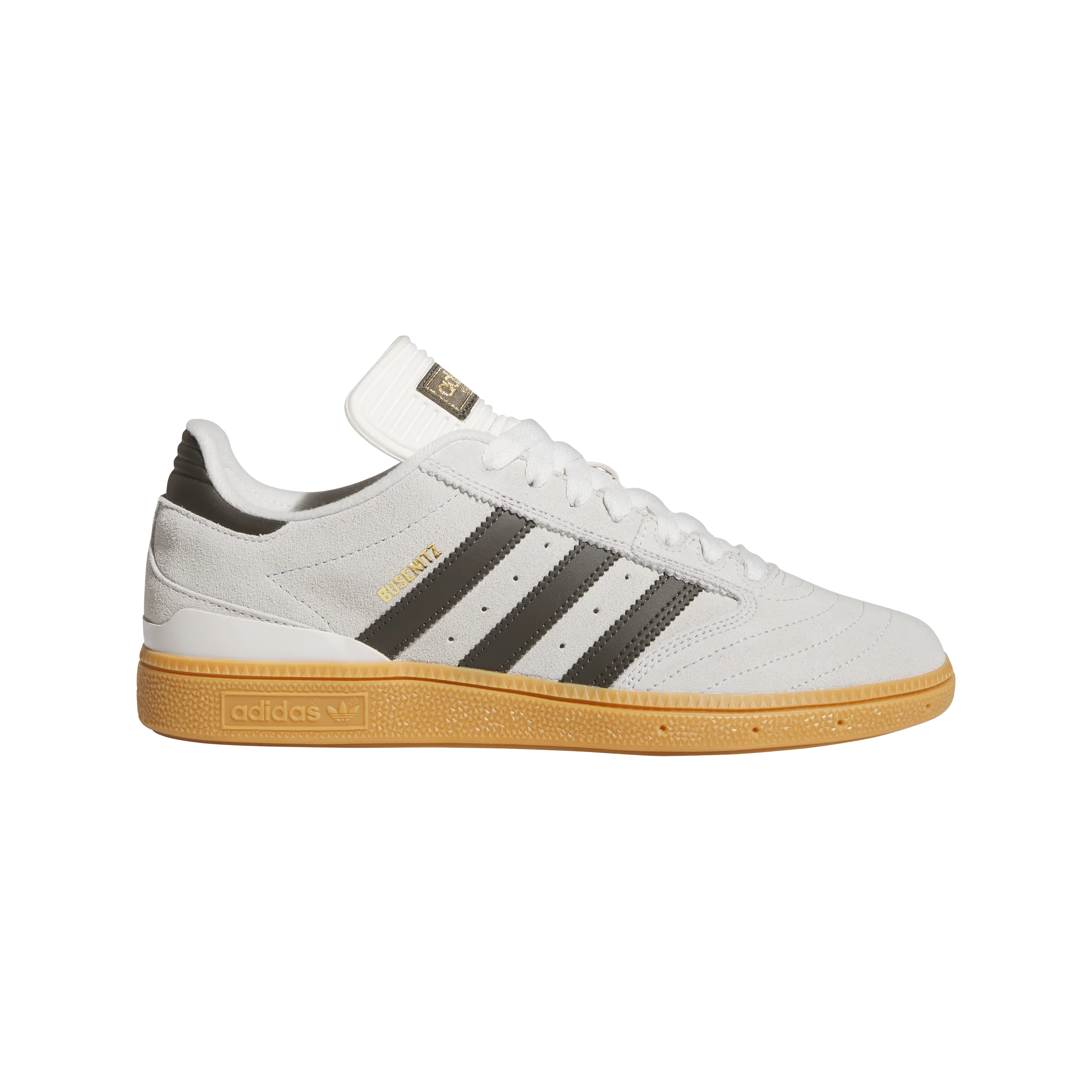 ADIDAS Busenitz Pro Shoes Crystal White/Shadow Olive/Gum 3