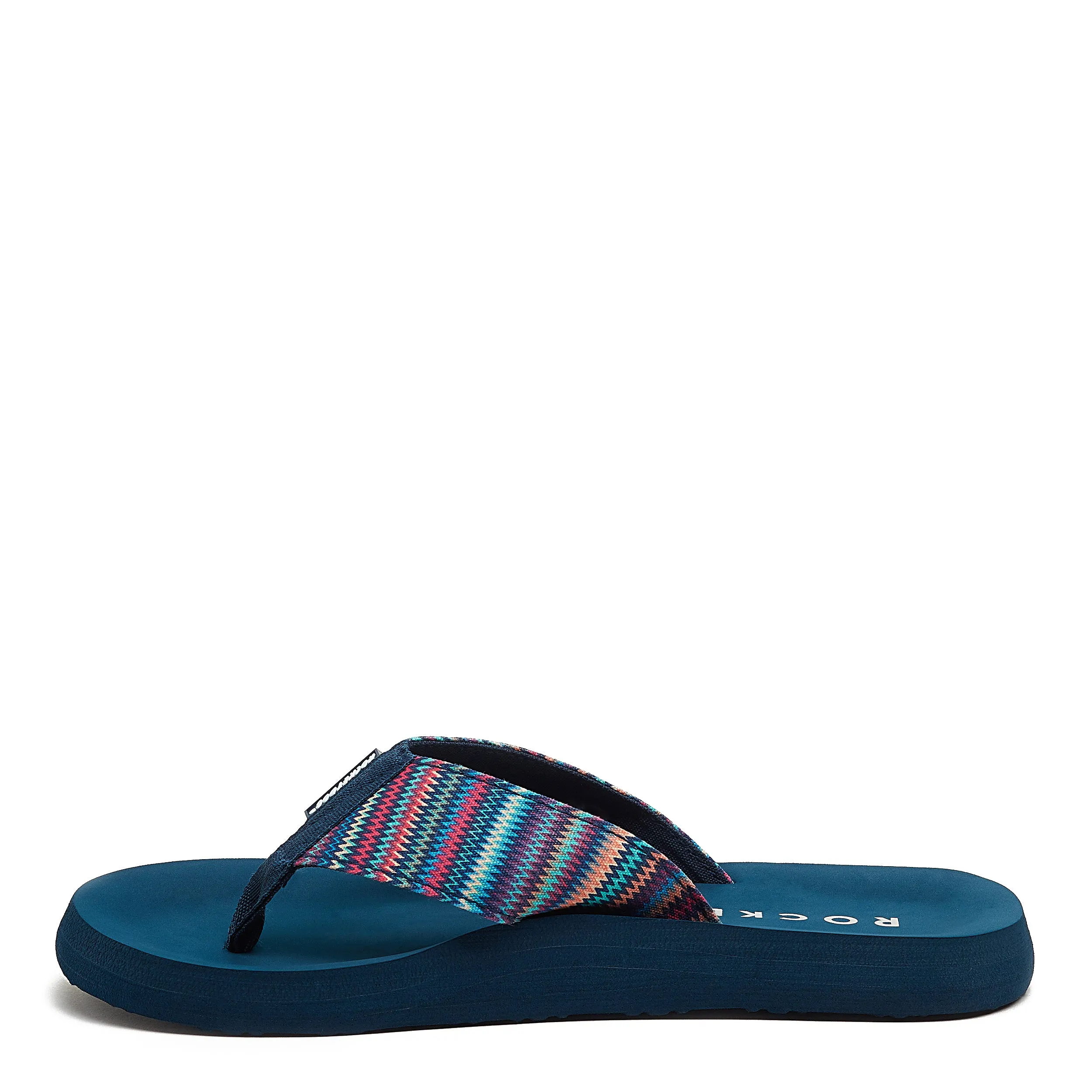 Adios Navy Stark Stripe Flip-Flops