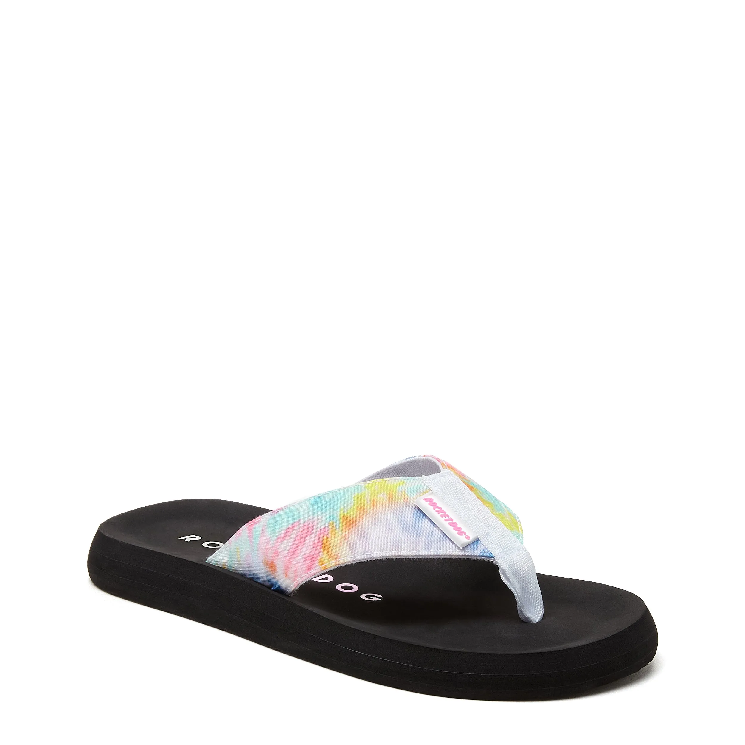 Adios Pastel Tie Die Flip-Flops