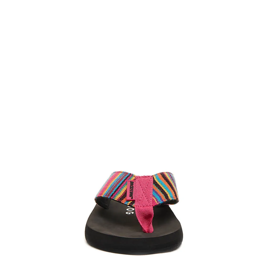 Adios Pink Aloe Stripe Flip-Flop