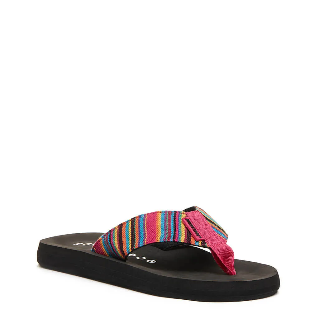 Adios Pink Aloe Stripe Flip-Flop