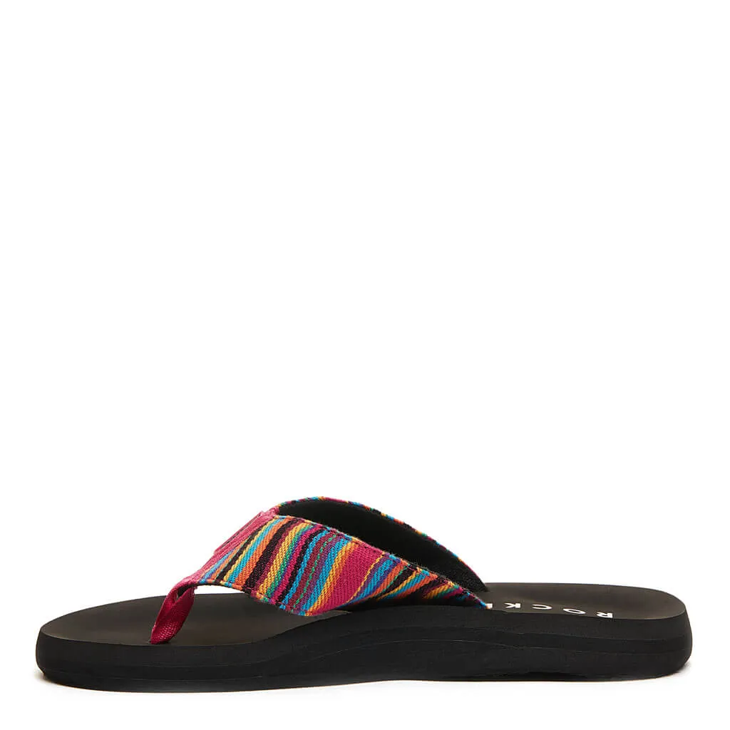 Adios Pink Aloe Stripe Flip-Flop