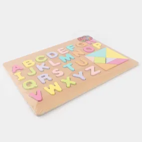 Alphabet Puzzle Educational Learning Wooden Toy