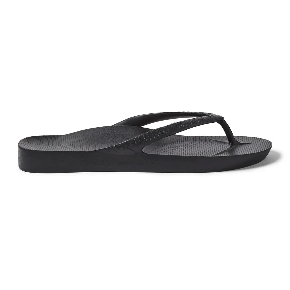 Archies Arch Support Flip Flop Sandal - Black