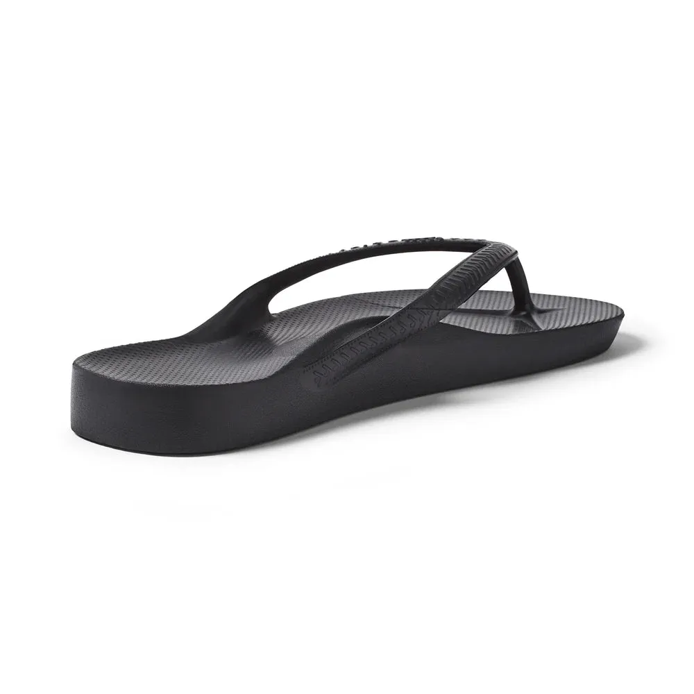 Archies Arch Support Flip Flop Sandal - Black