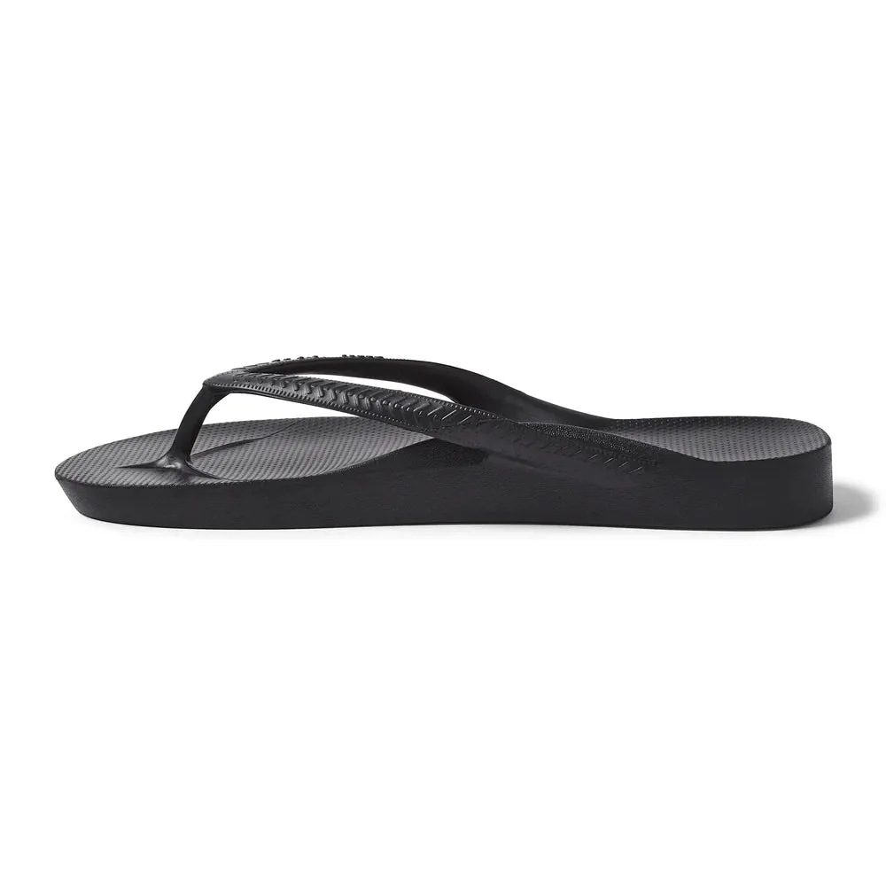 Archies Arch Support Flip Flop Sandal - Black