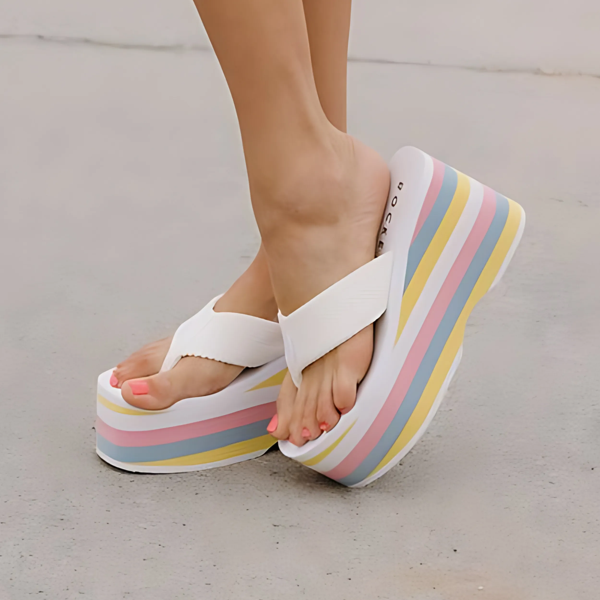 Bigtop Pastel Platform Flip Flop