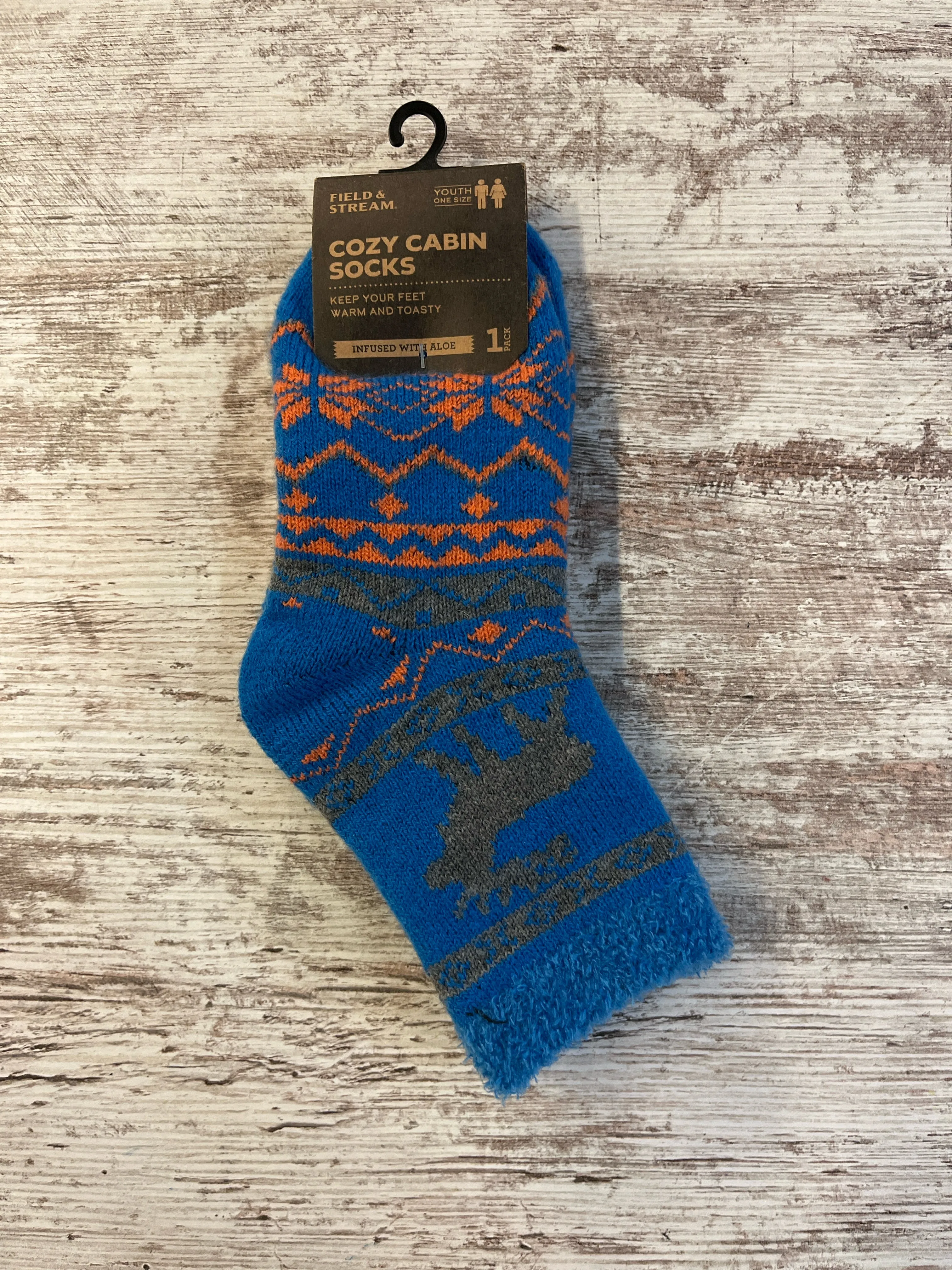 Blue Cabin Cozy Youth Socks