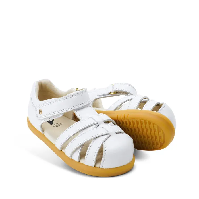 Bobux iwalk Cross Jump Sandal White Closed Toe 636706