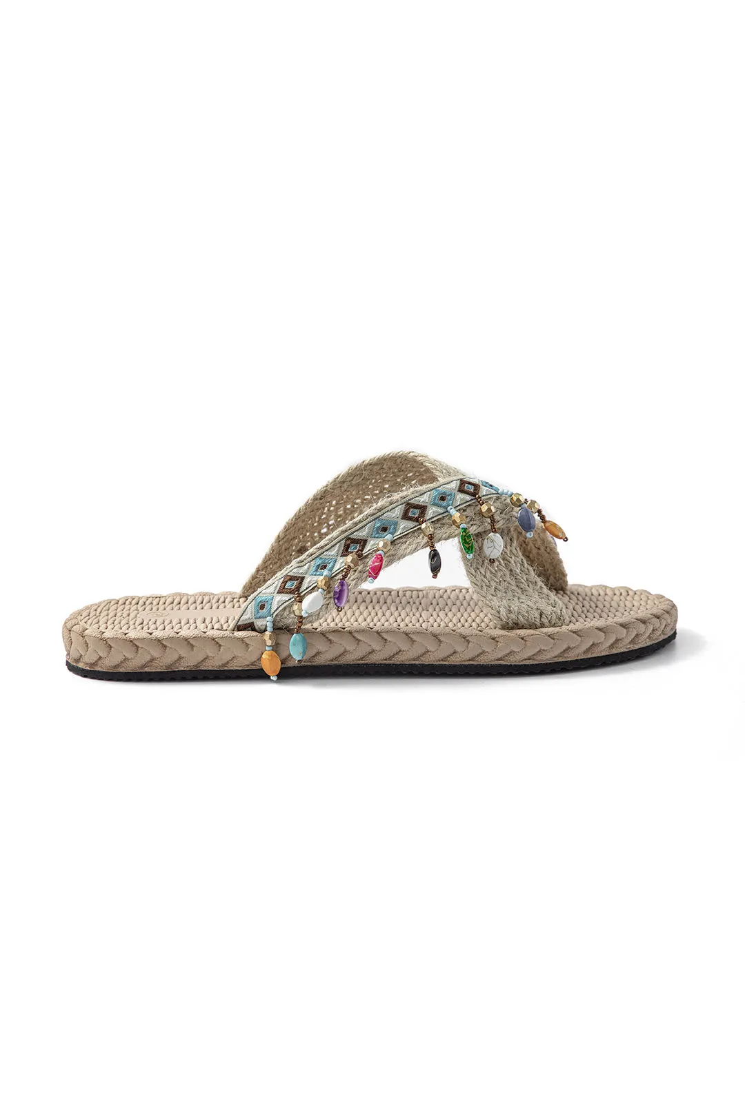 Bohemian Style Fringed Slippers