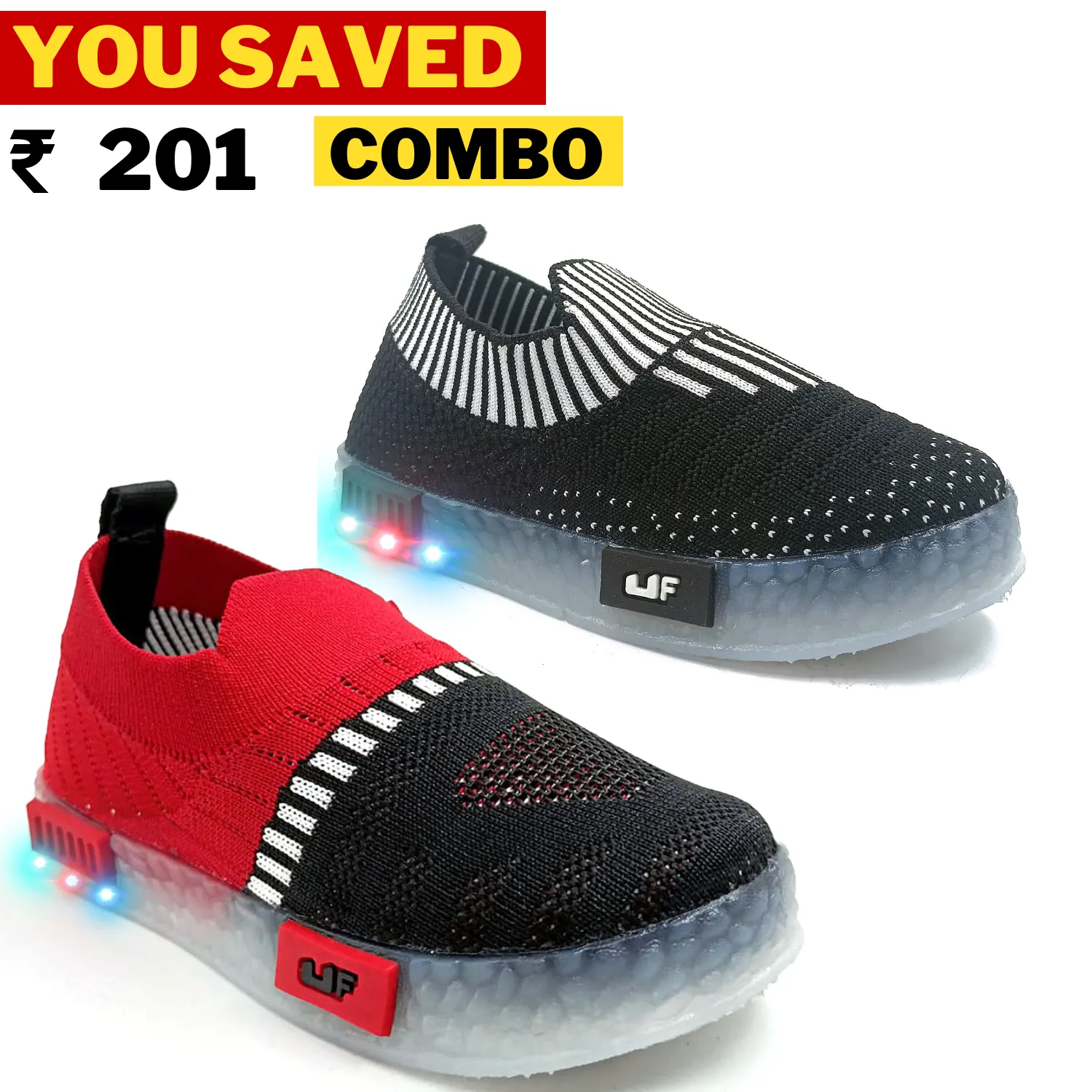 Breathable Air Mesh Kids Casual Slip-On | Combo (Qnty 2)