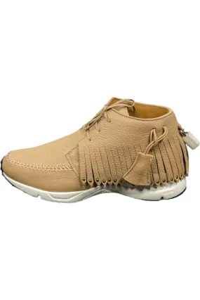 Buscemi Mens Gladiator Camel/White Leather Sneakers