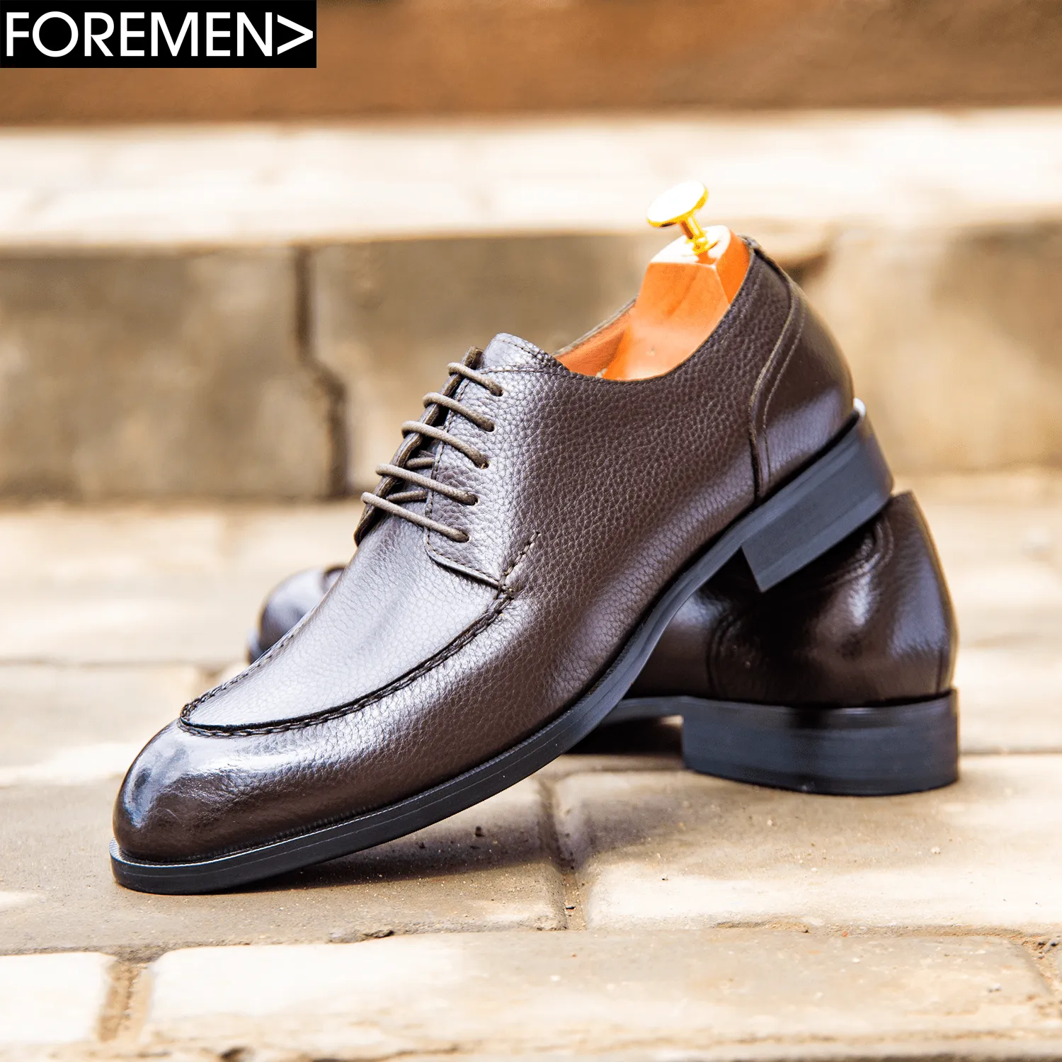 CAIRO | Coffee Leather Derbies