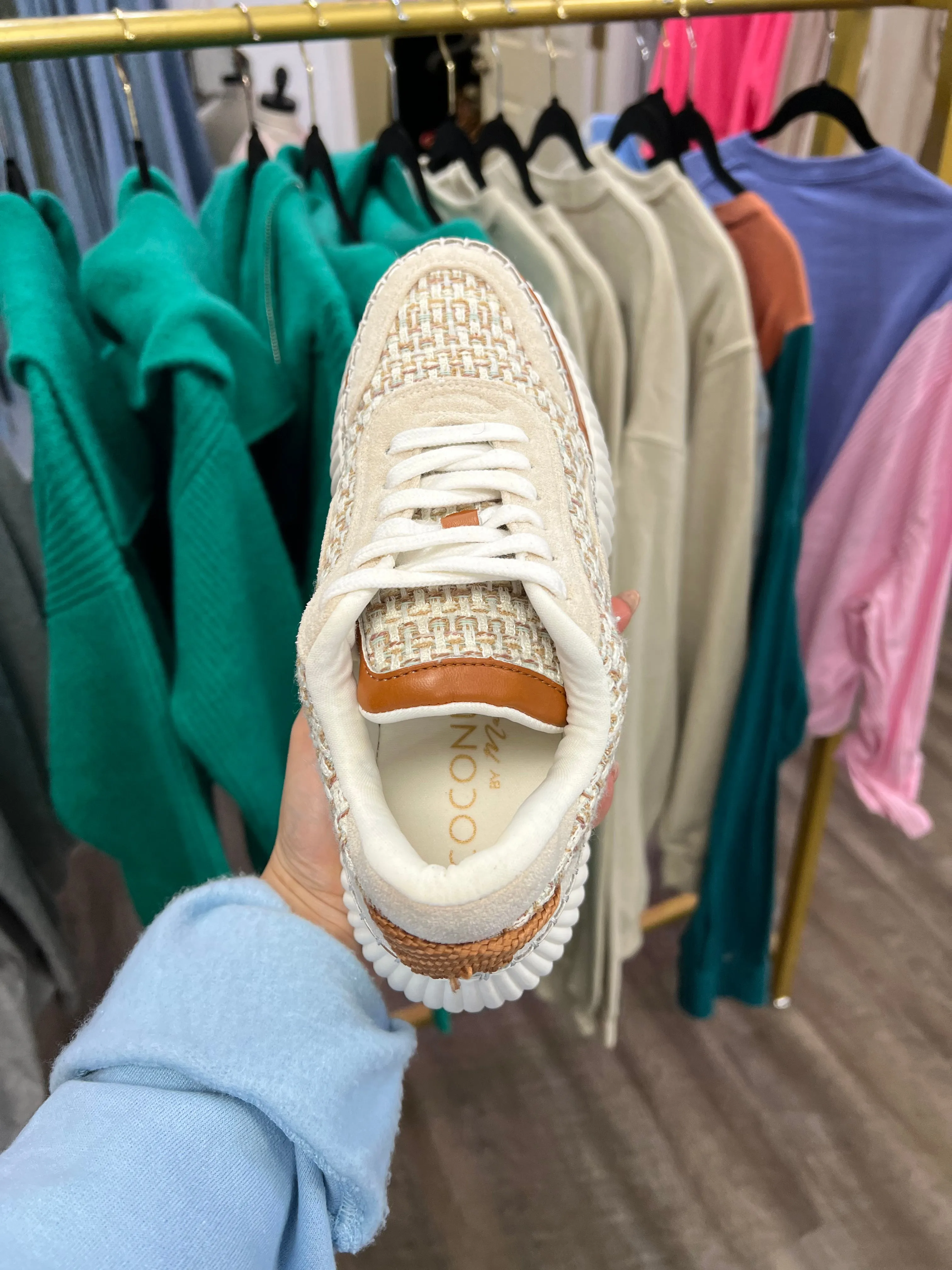 Camel Woven Sneaker