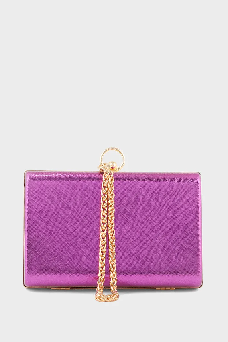 Casual Clutch B21601-Purple