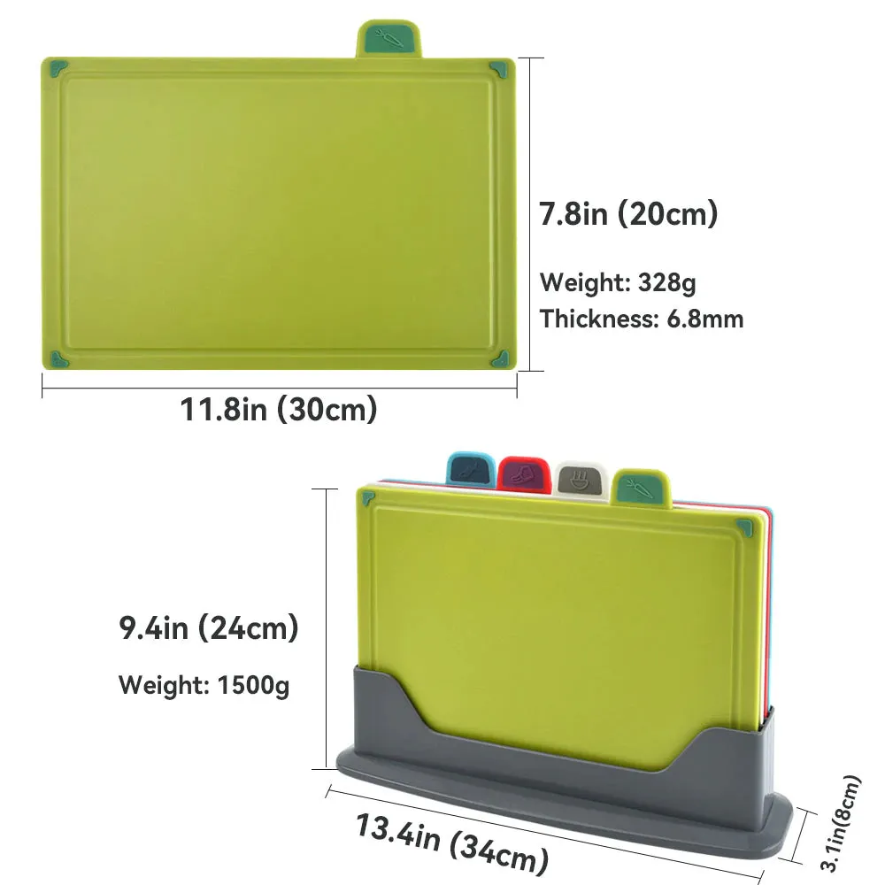 Chopping Board Set 4 Cutting Boards