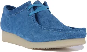 Clarks Originals Wallabee In Blue For Men