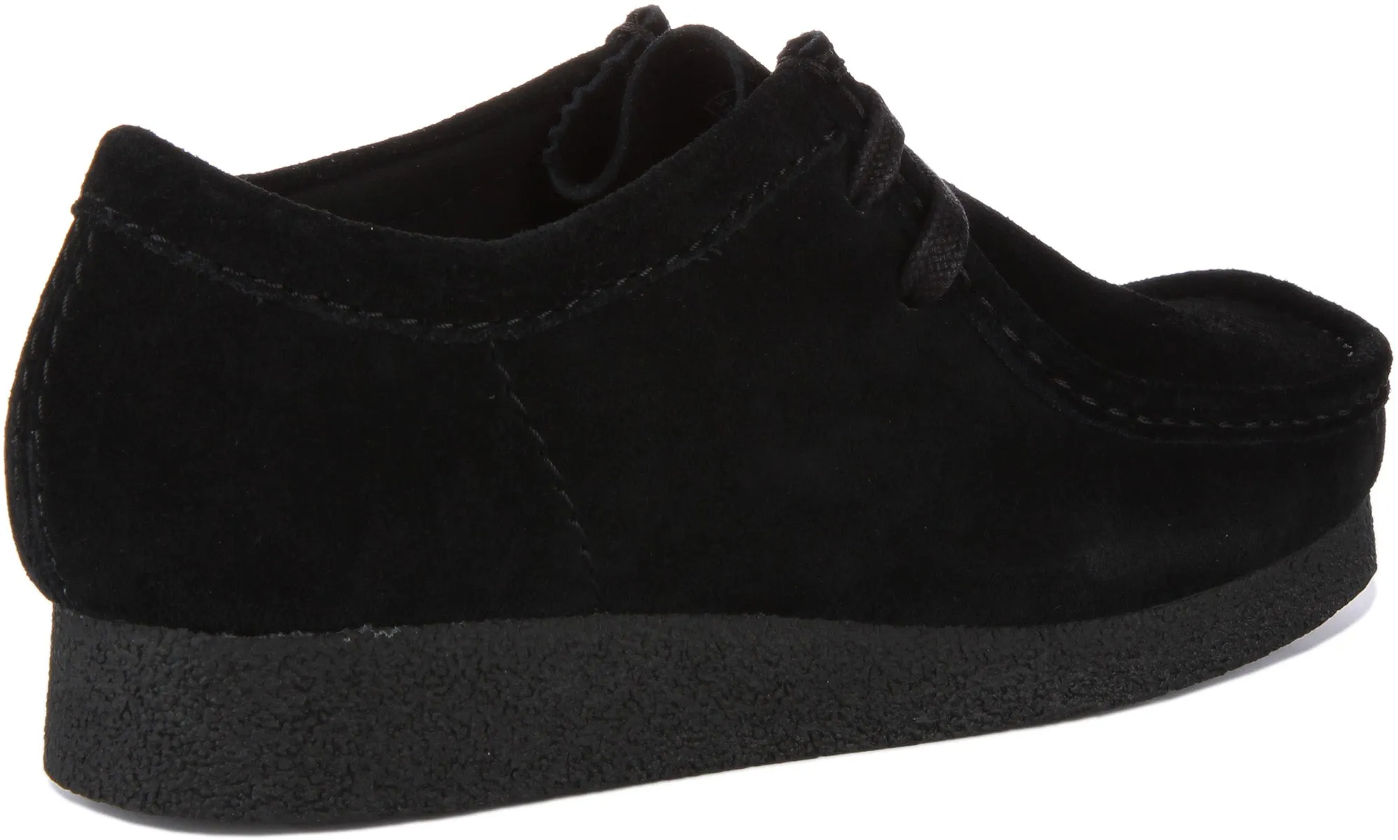 Clarks Wallabee Evo In Black Suede For Men