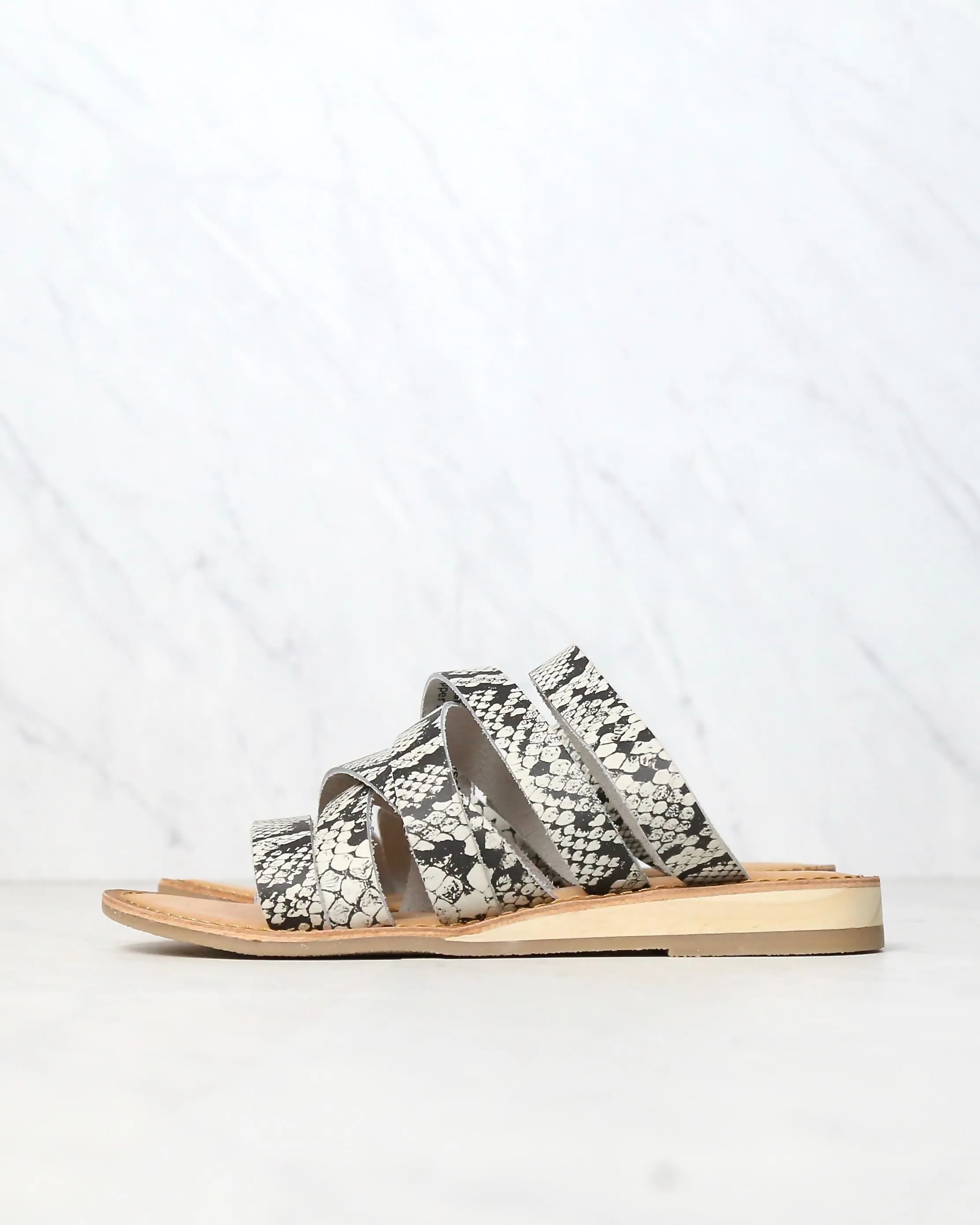 COCONUTS By Matisse - Ladylike Sandals in White Snake