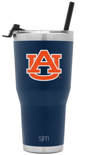 Collegiate Cruiser Tumbler with Flip Lid and Straw