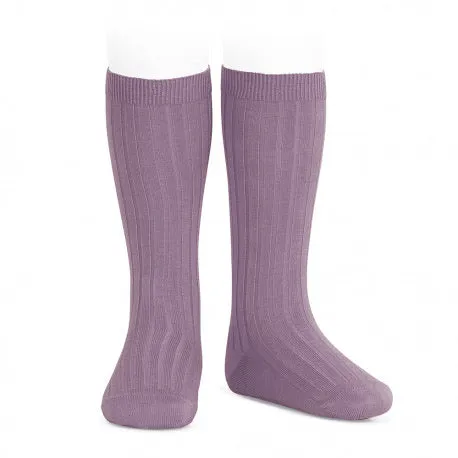 Condor Ribbed Socks Lilac