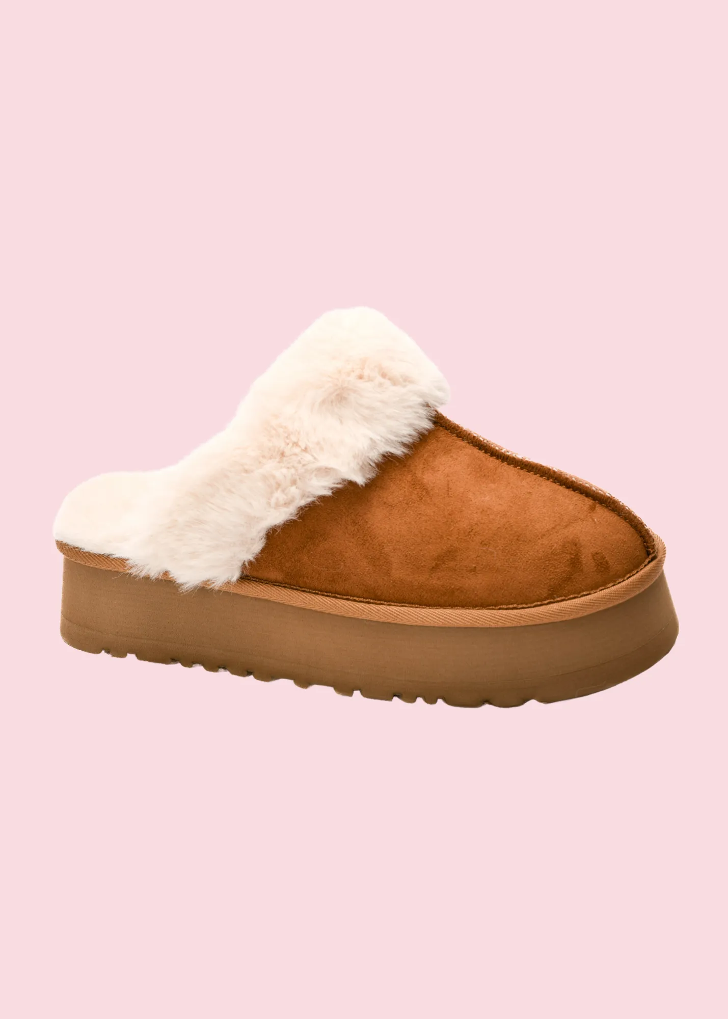 Corkys - Cuddle Up Platform Slippers in Brown [Pre-Order]