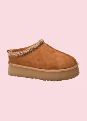 Corkys - Pillow Talk Platform Slippers in Brown [Pre-Order]