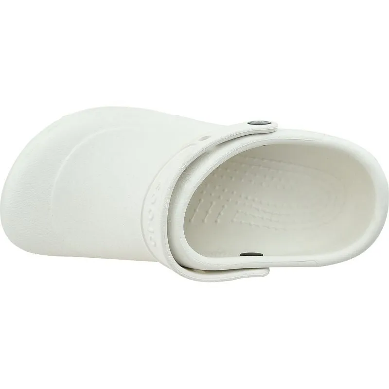 Crocs Unisex Bistro Slippers - White