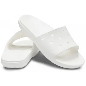 Crocs Womens Classic Slide Slippers - White