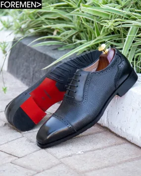 CULLINAN | Black Adelaide Oxfords