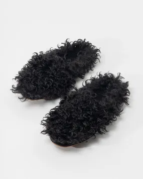 CURLY FAUX FUR SLIPPERS 2025 - سلبرز