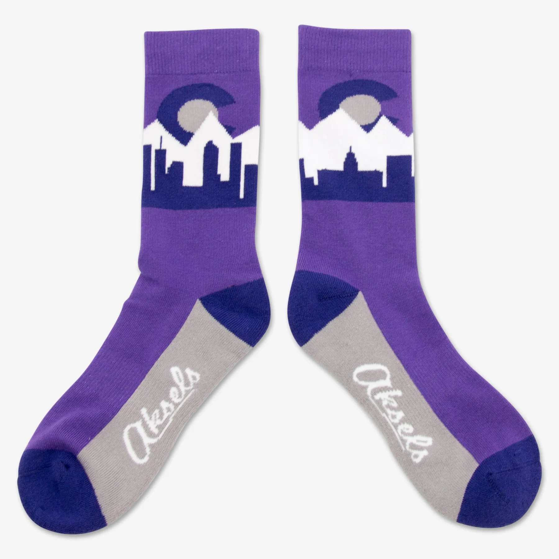 Denver Skyline Men's & Women's Crew Socks