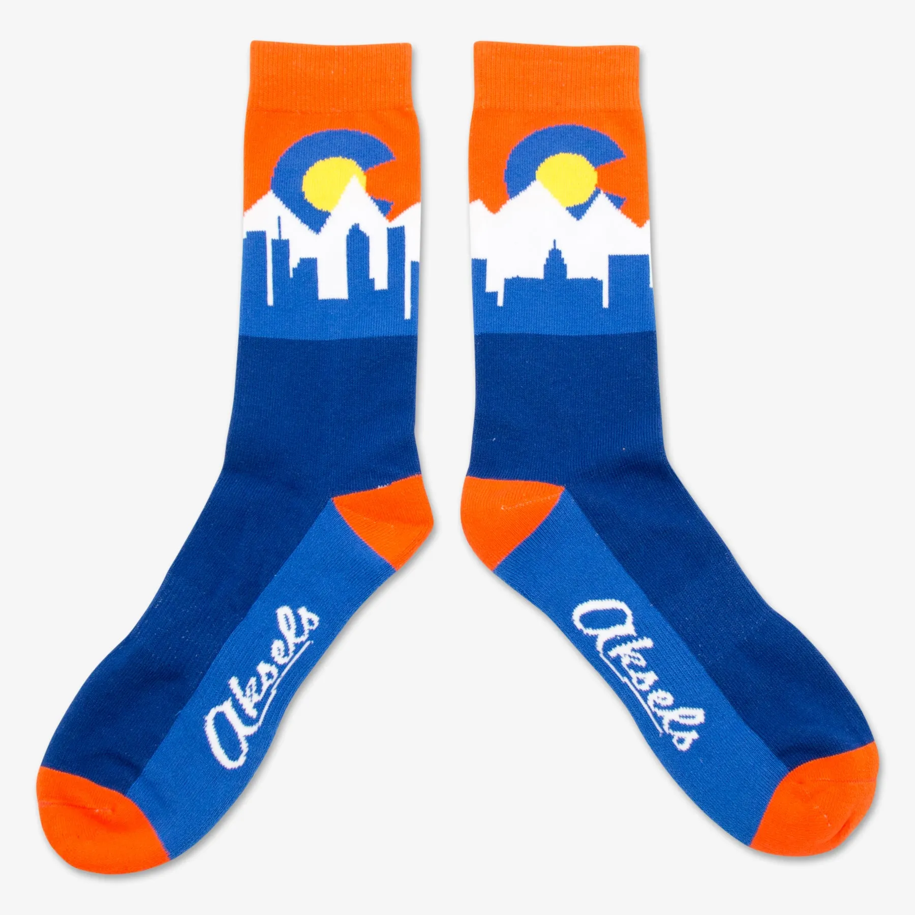 Denver Skyline Men's & Women's Crew Socks