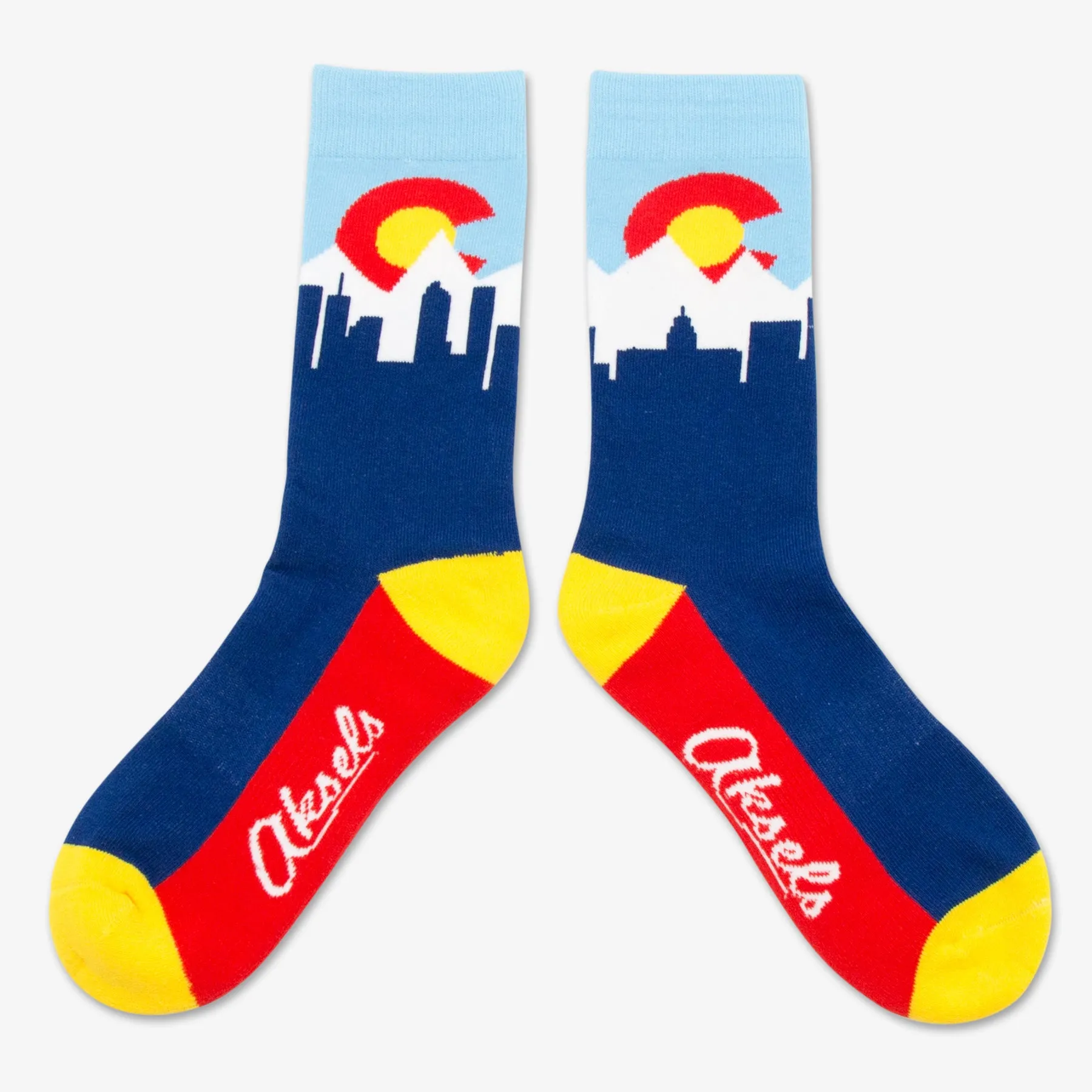 Denver Skyline Men's & Women's Crew Socks