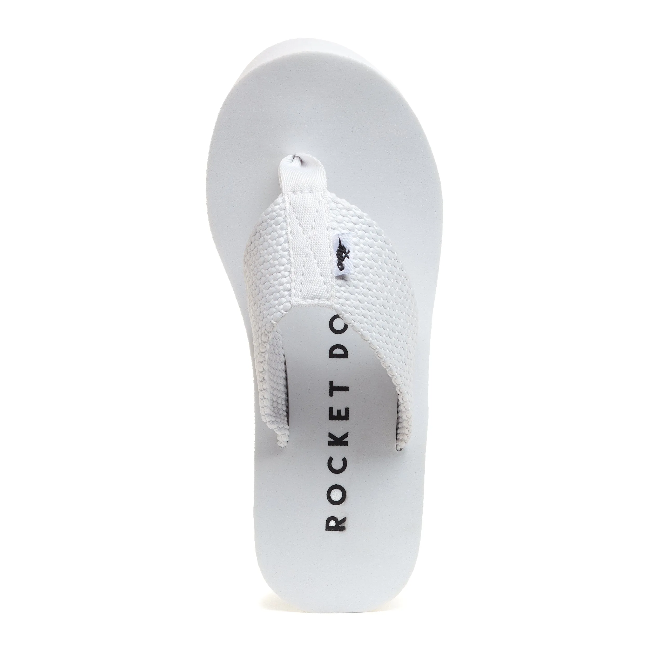 Diver White Wedge Flip-Flops