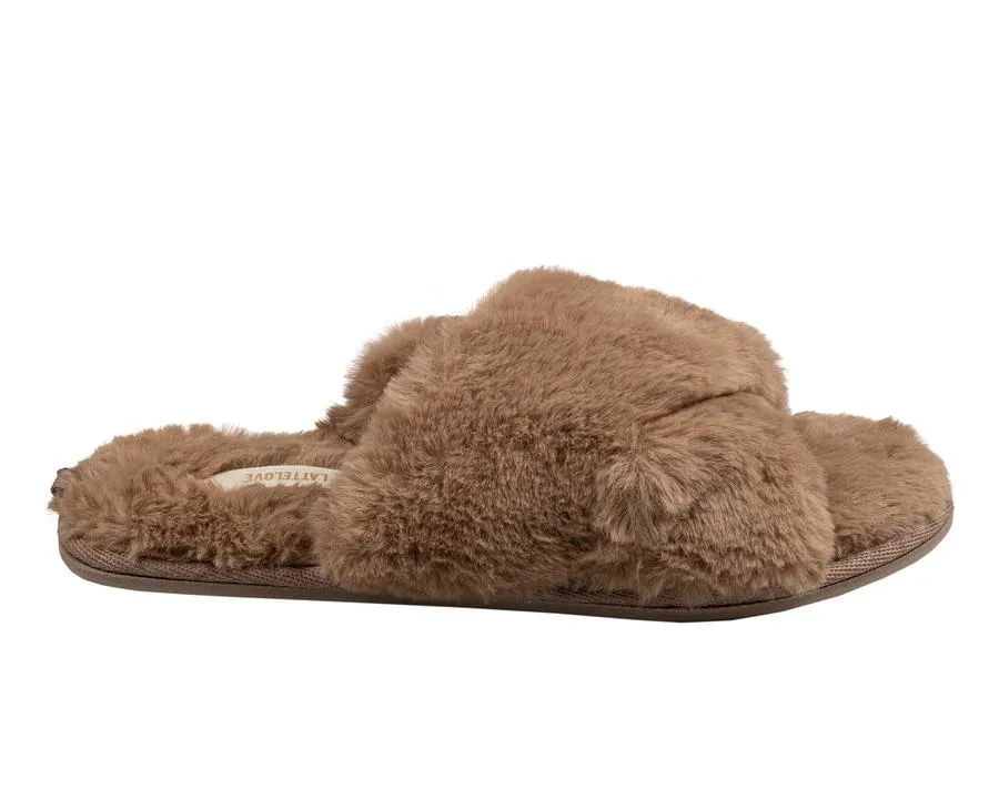 Faux Dur Cross Slide Slipper