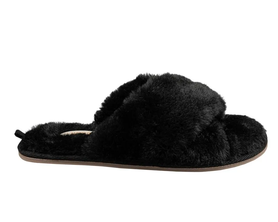 Faux Dur Cross Slide Slipper