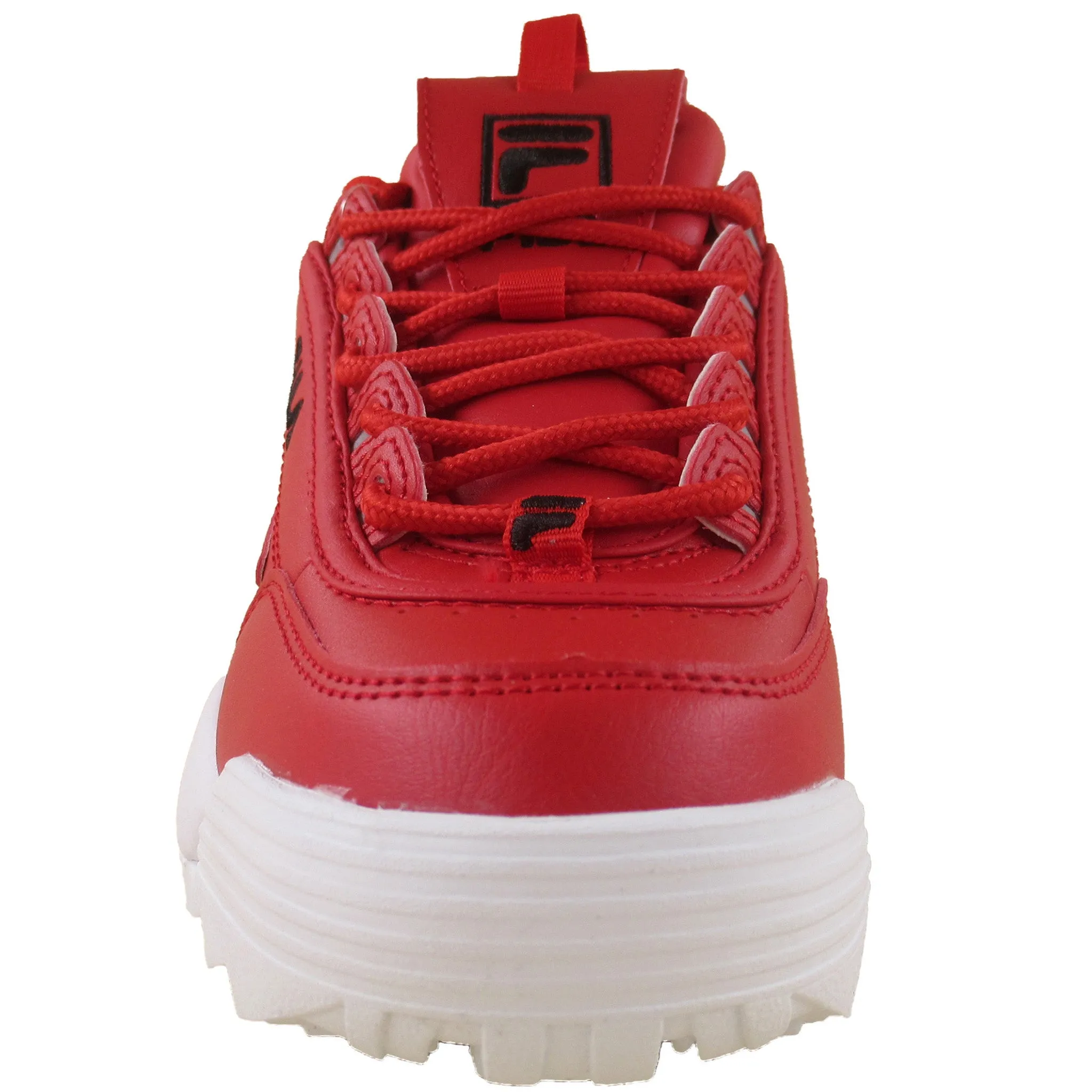 Fila Kids Red Disruptor 2 Premium Grade-School Lifestyle Casual Shoes