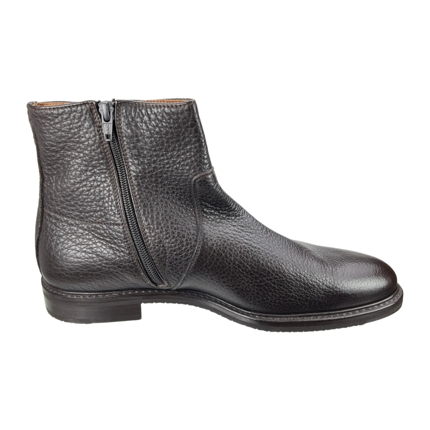 Genuine Bison Side Zip Boot