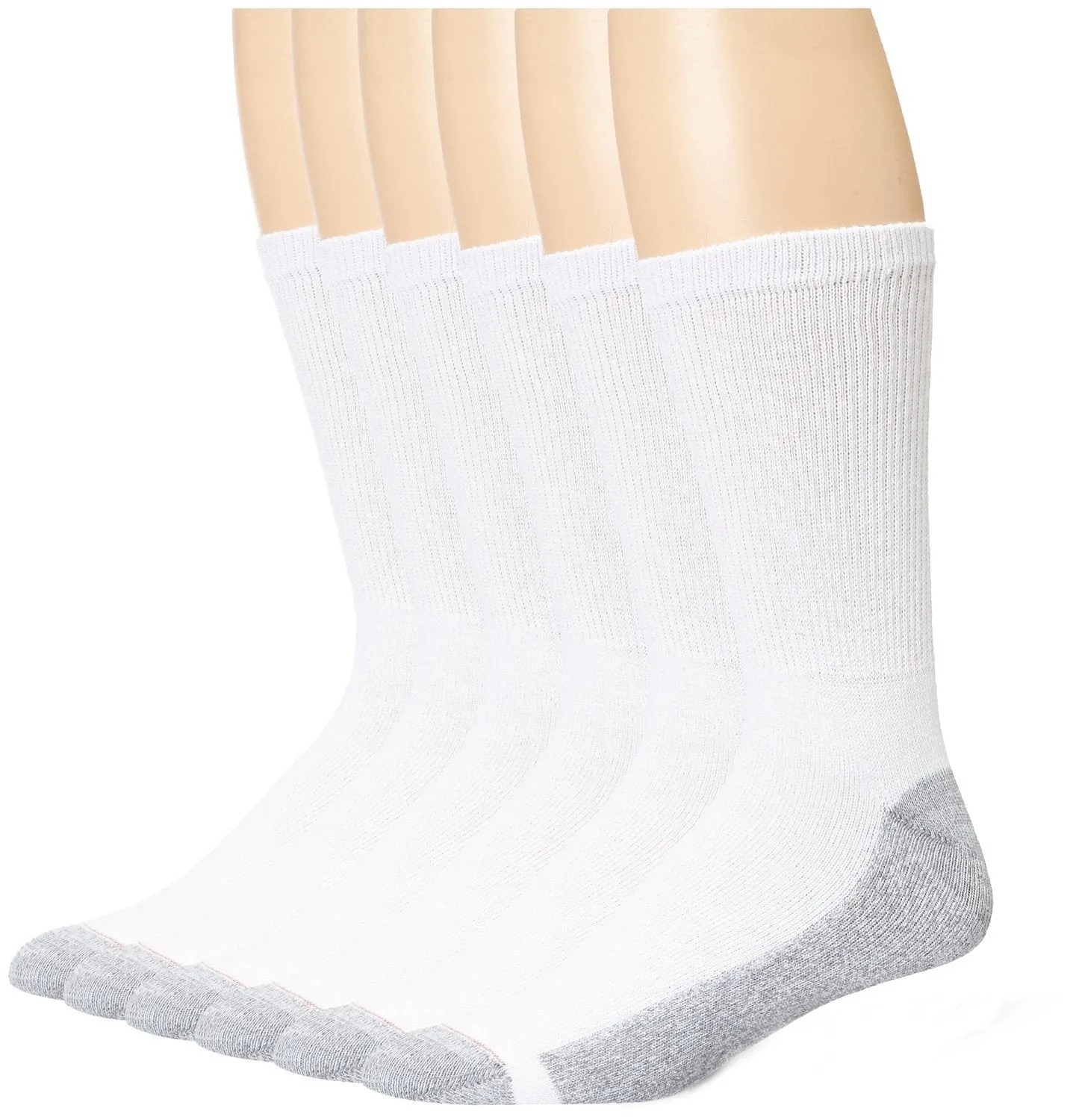 Hanes Boys Cushion Crew Medium Socks-Value 10 Pack