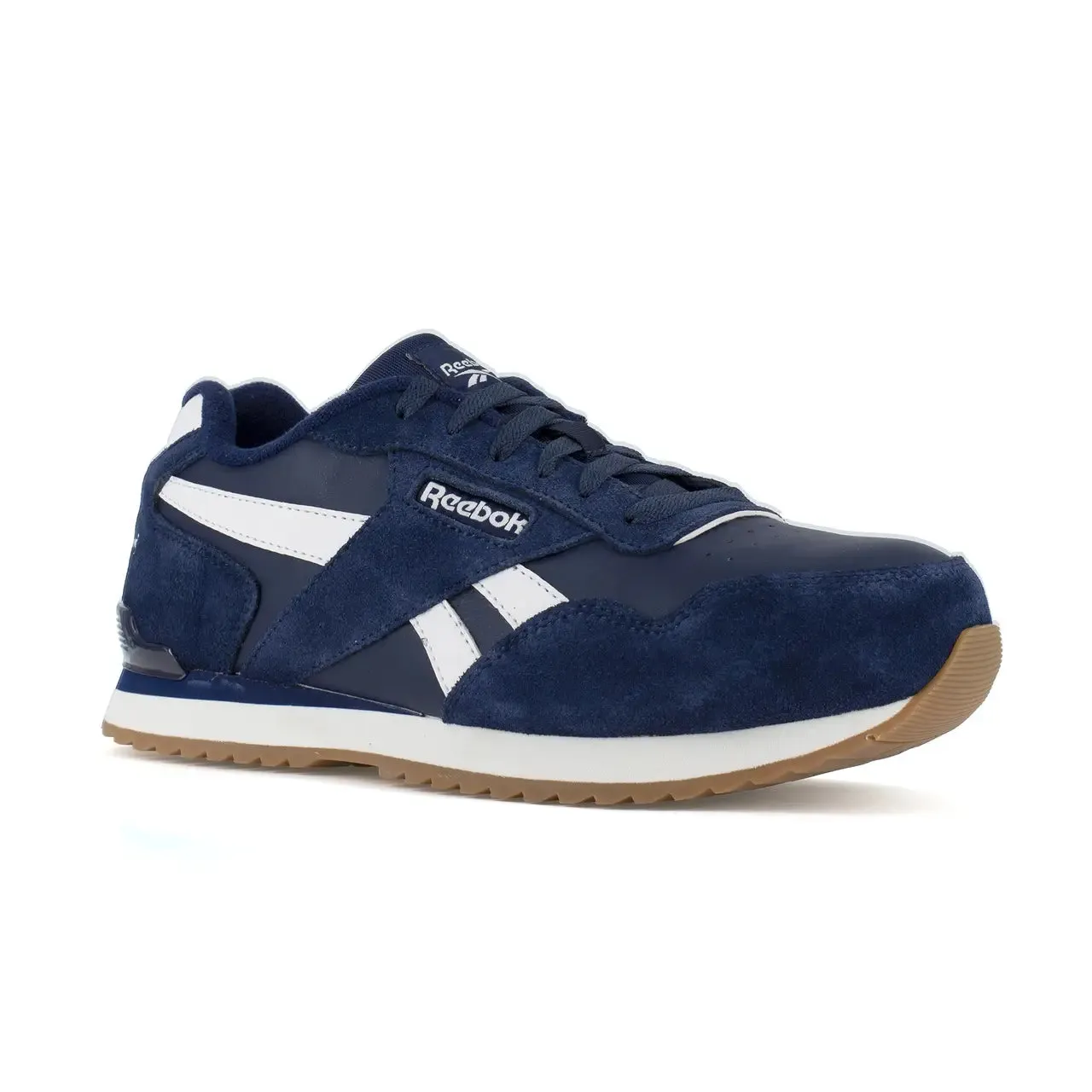 Harman Composite-Toe Athletic Work Shoe Navy/White