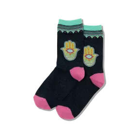 HOTSOX Women's Hamsa Crew Sock