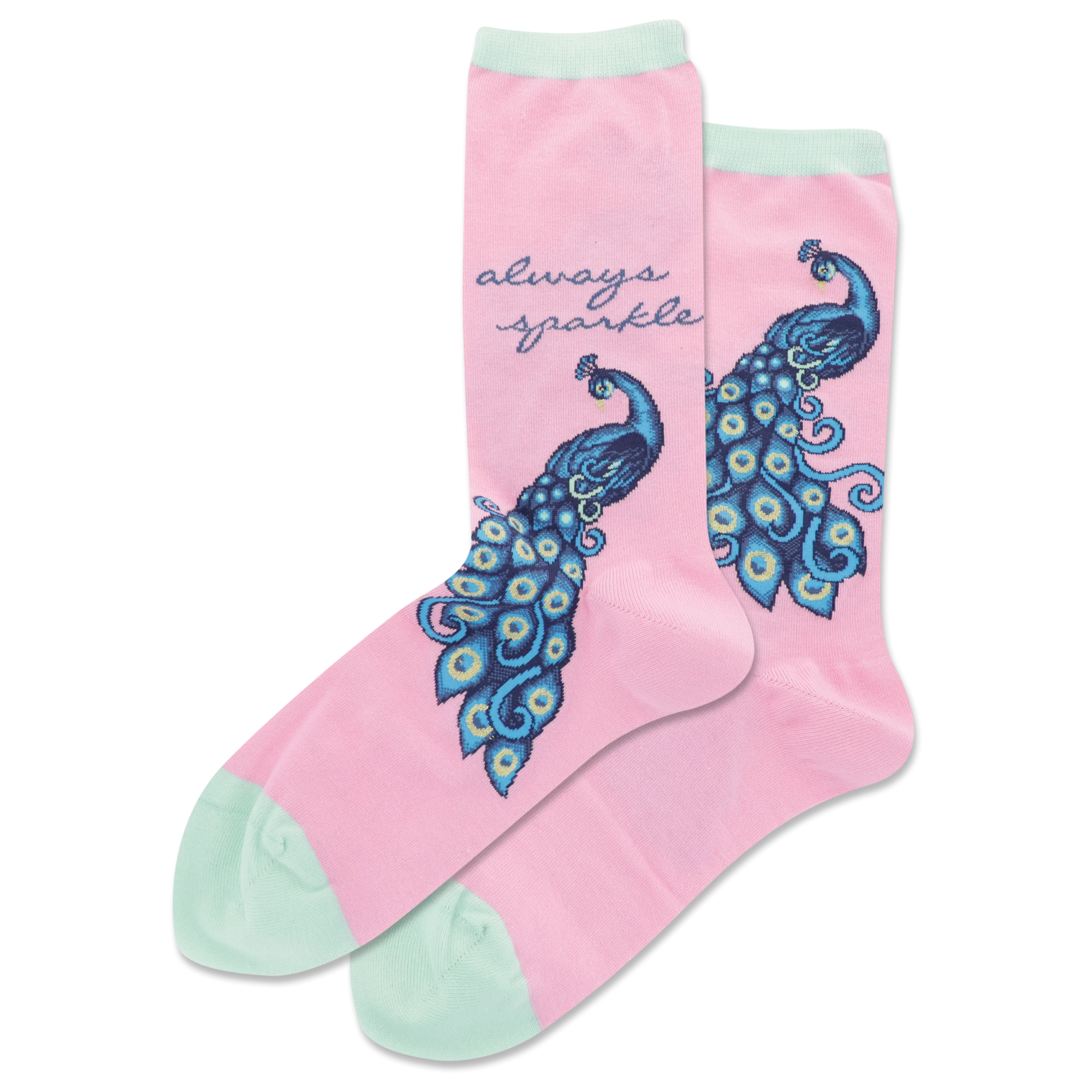 HOTSOX Women's Peacock Crew Socks