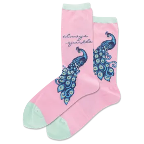 HOTSOX Women's Peacock Crew Socks