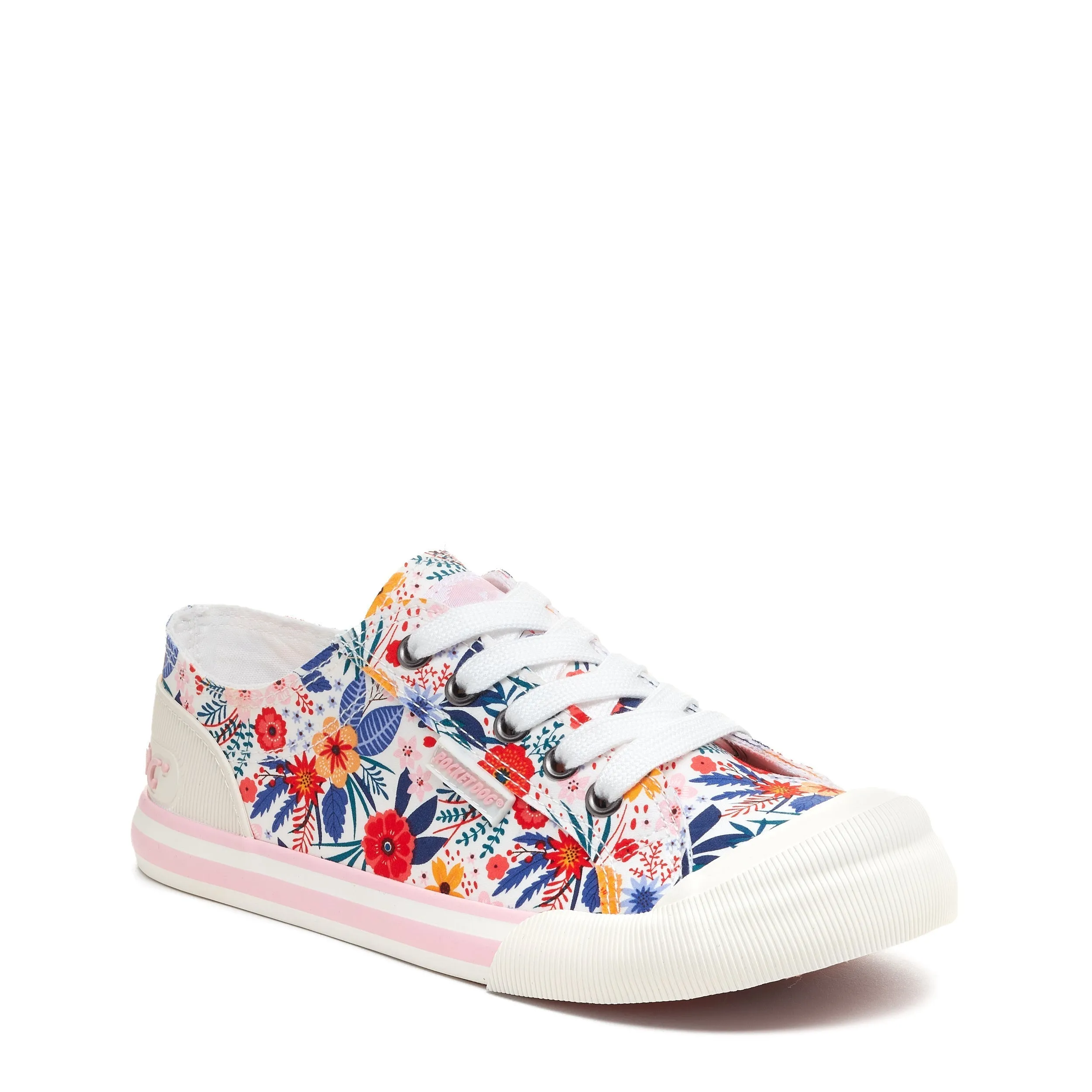 Jazzin Bright Floral White Sneaker