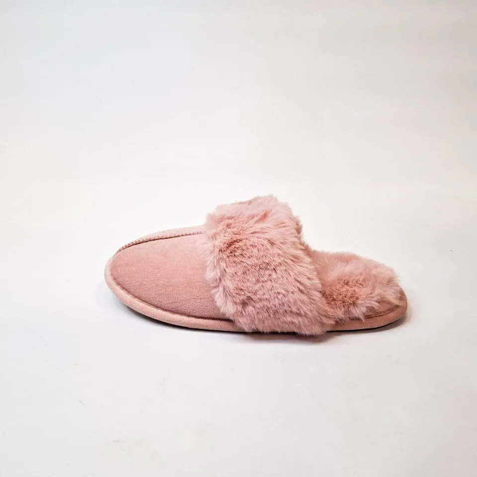 Jumbo Pink slip on slipper