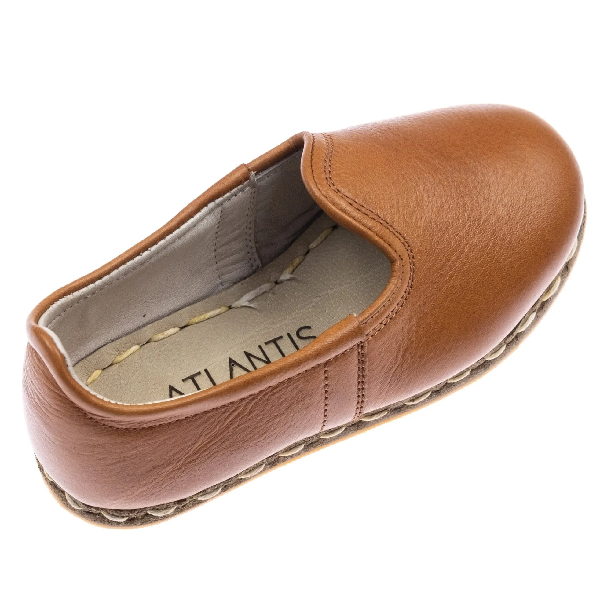 Kids Cocoa Brown Leather Shoes