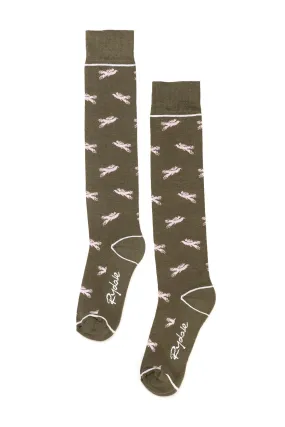 Ladies Flying Pheasant Knee Length Socks